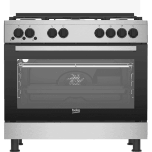 cuisinière beko 5 feux 90X60 inox