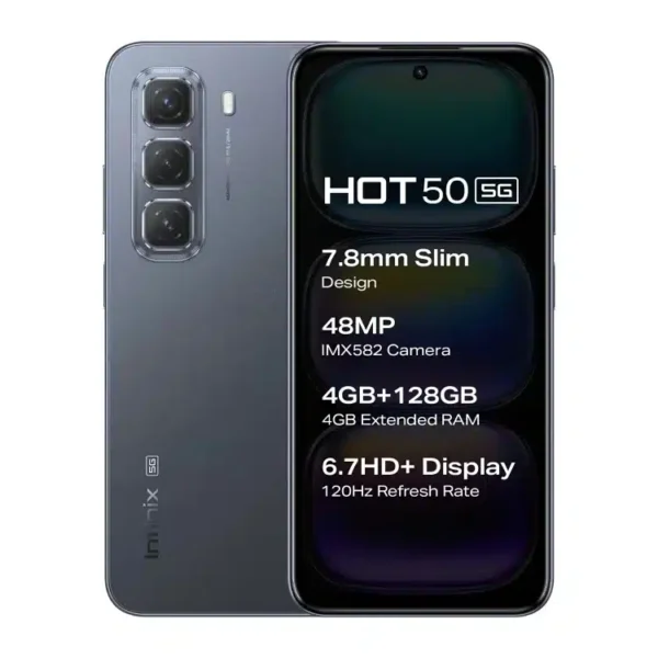 Infinix hot 50 – 128 Go – RAM 8 Go