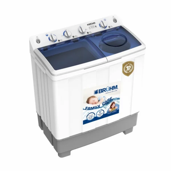 Machine à laver BRUHM 8 KG Semi Automatique